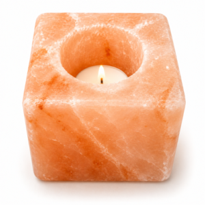 Square Himalayan Salt Tealight Holder