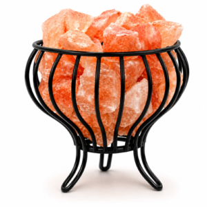 Iron Basket Himalayan Salt Lamp