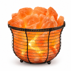 Metal Pyramid Salt Lamp