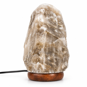Gray Pyramid Salt Lamp
