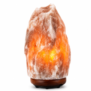 Gray Crystal Salt Lamp